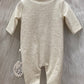 Pyjama dentelle creme