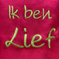 Body Fushia Ik ben lief