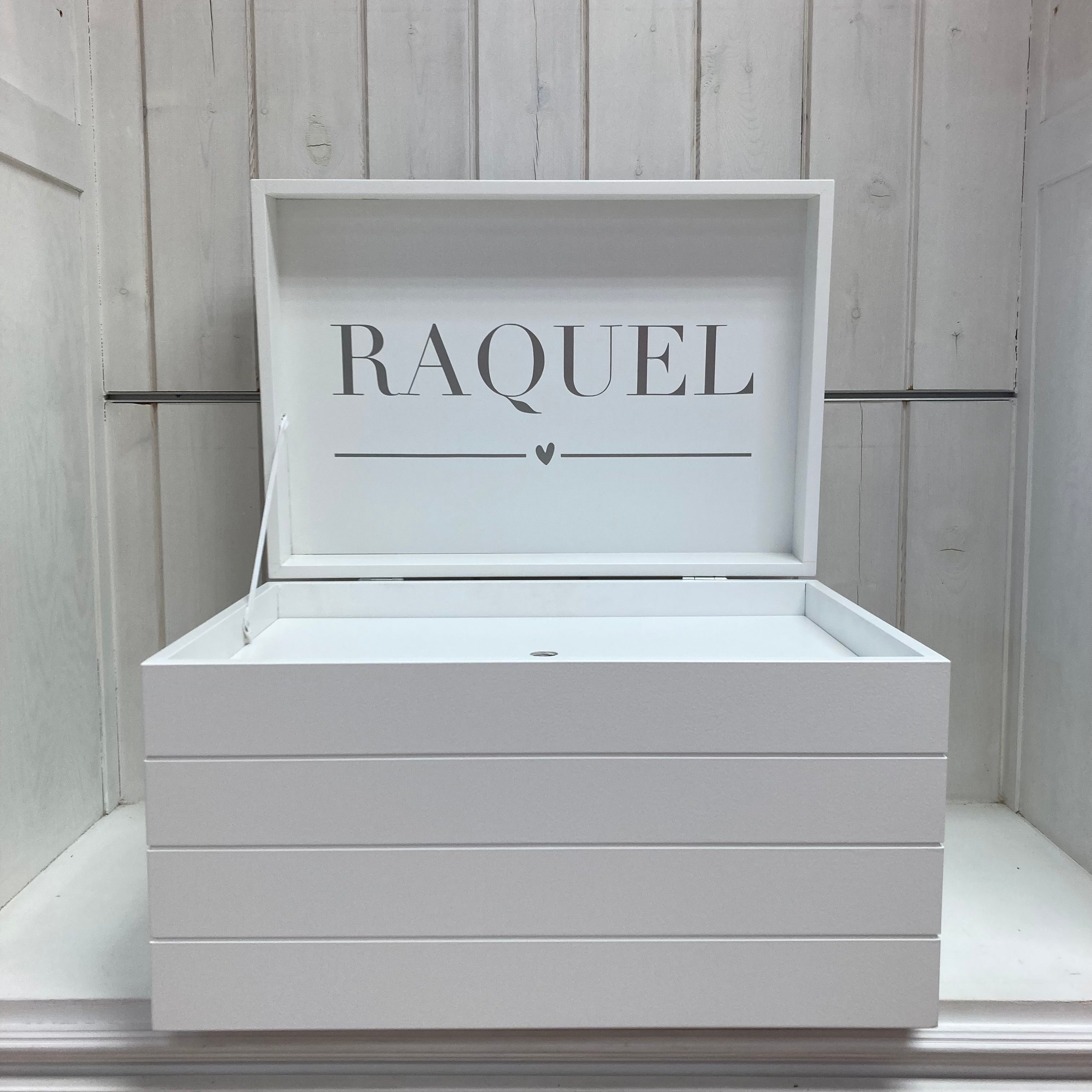 Doopsuiker- Speelkoffer met lijnen wit