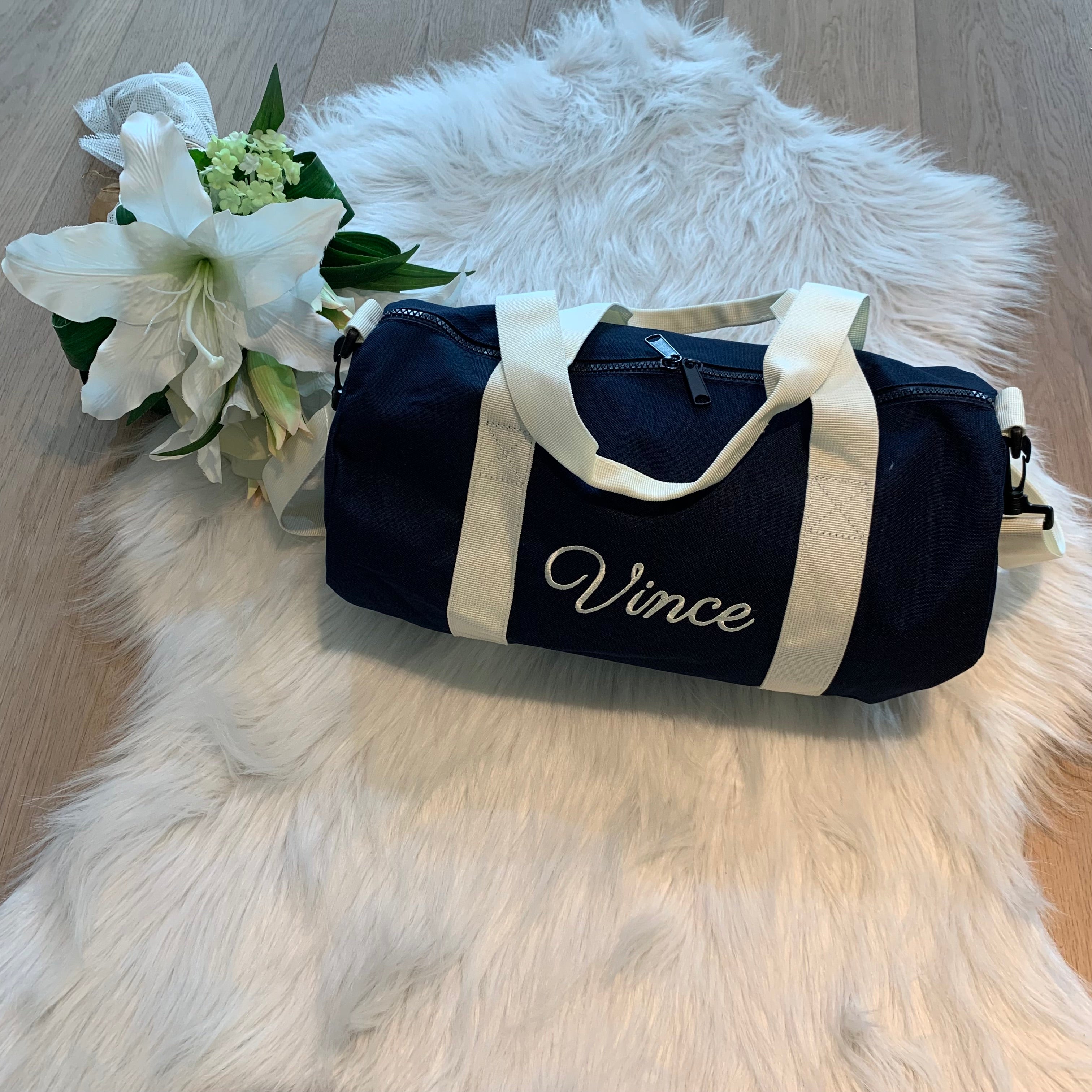 Mini Barrel Bag Navy
