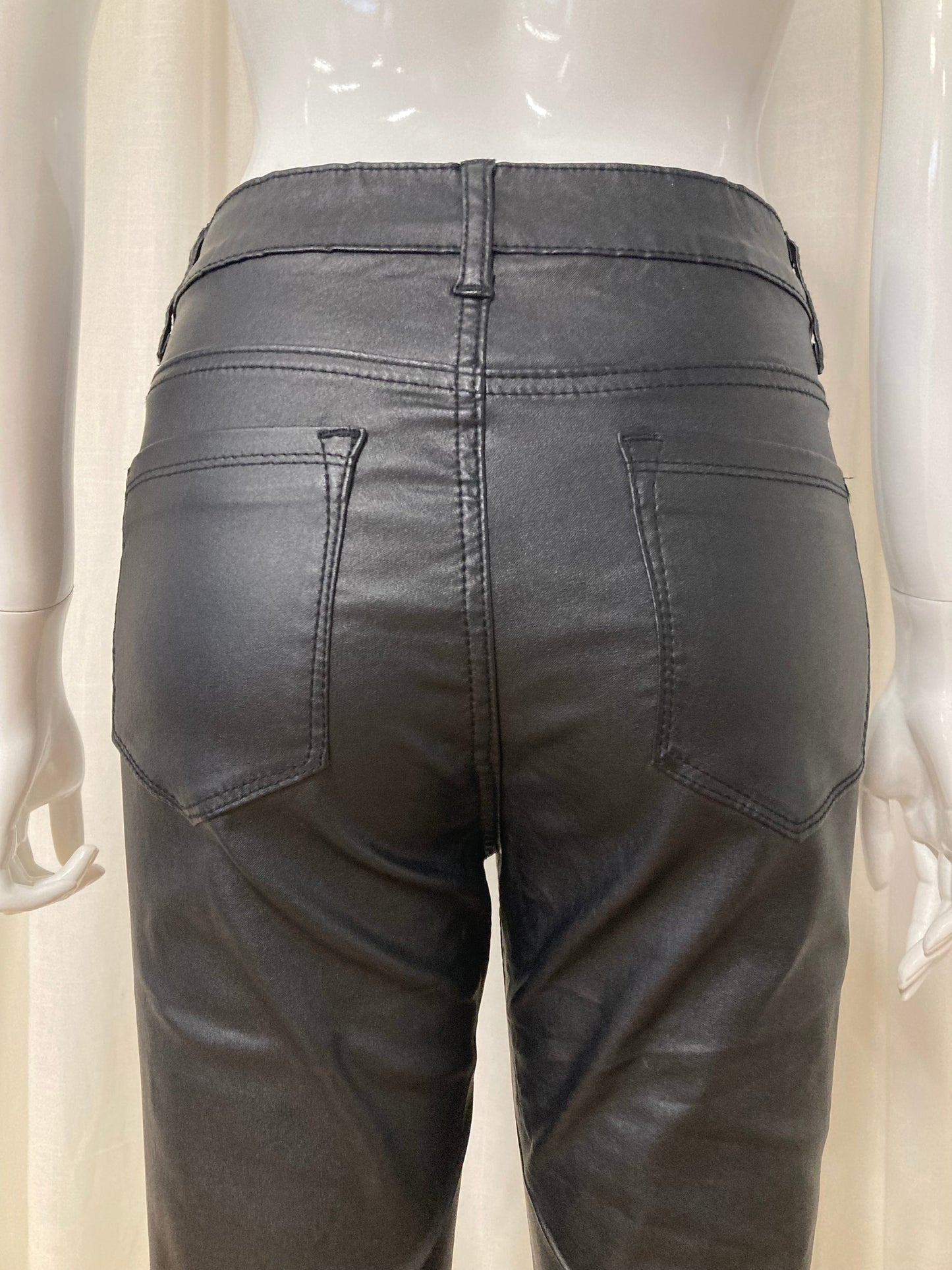 Black leader pants 1208-1
