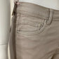 Skinny light beige jeans
