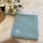 Deken 75x100cm Diamond knit jade
