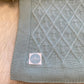 Deken 75x100cm Diamond knit jade
