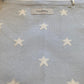 Blauw Cocon deken jacquard 75×100