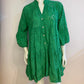 Embroidered Dress groen