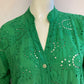 Embroidered Dress groen