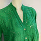 Embroidered Dress groen