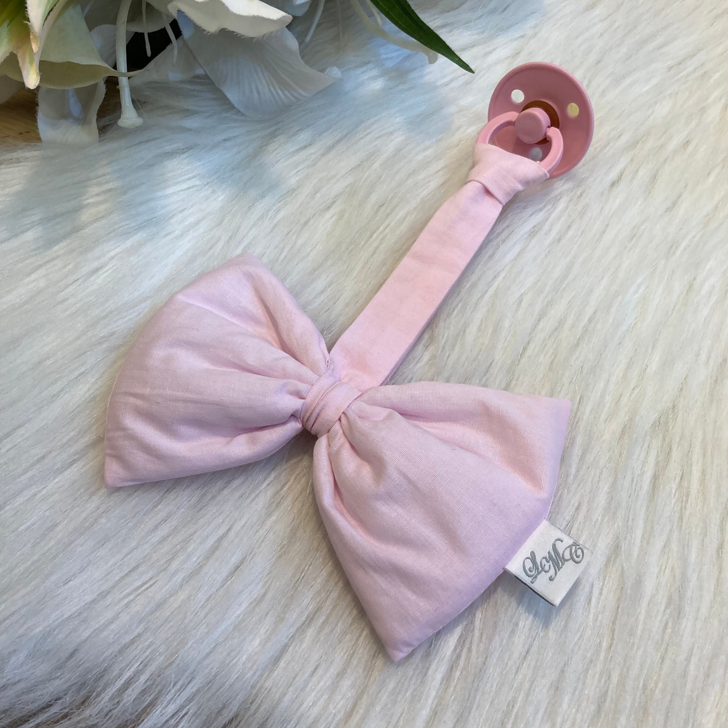 Speenstrikje lichtroze