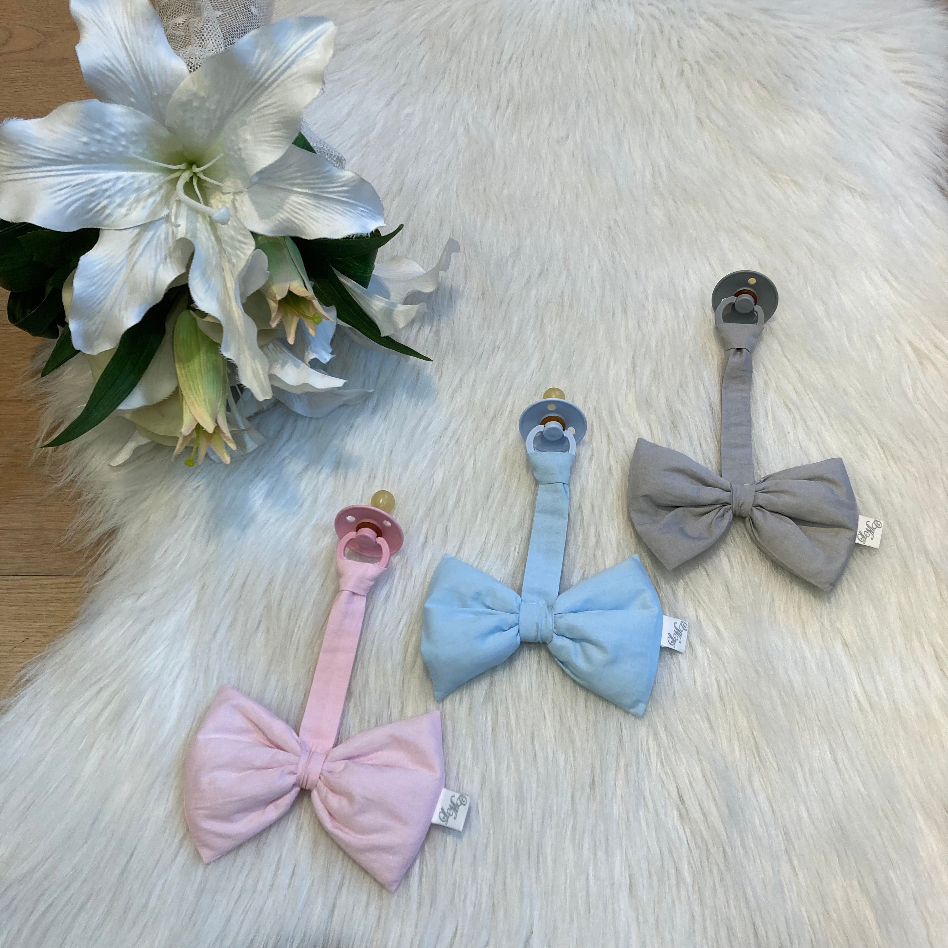 Speenstrikje lichtroze