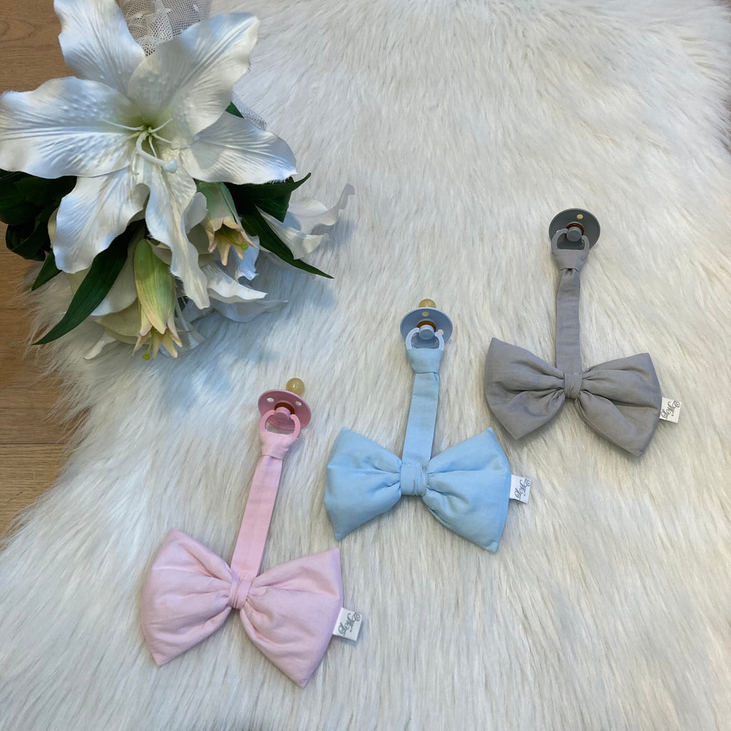 Speenstrikje lichtblauw