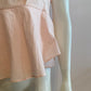 Pink blouse with flounce and tulle