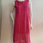 Lace dress pink