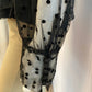 Black plumetis blouse
