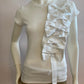 White T-shirt with bow and ribbons