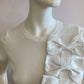 White T-shirt with bow and ribbons
