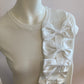 White T-shirt with bow and ribbons