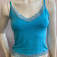Tank top lace turquoise