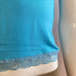 Tank top lace turquoise