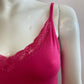 Tank top lace Fushia