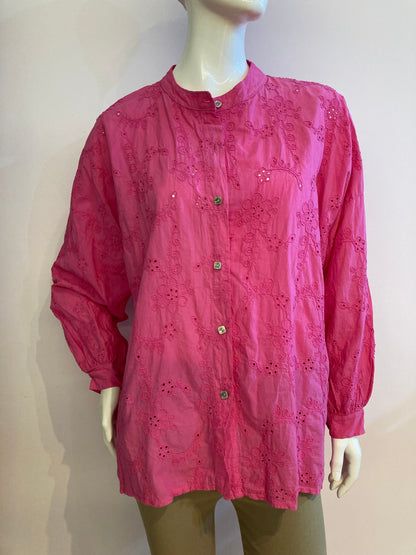 Blouse amelie fushia