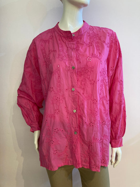 Blouse amelie fushia