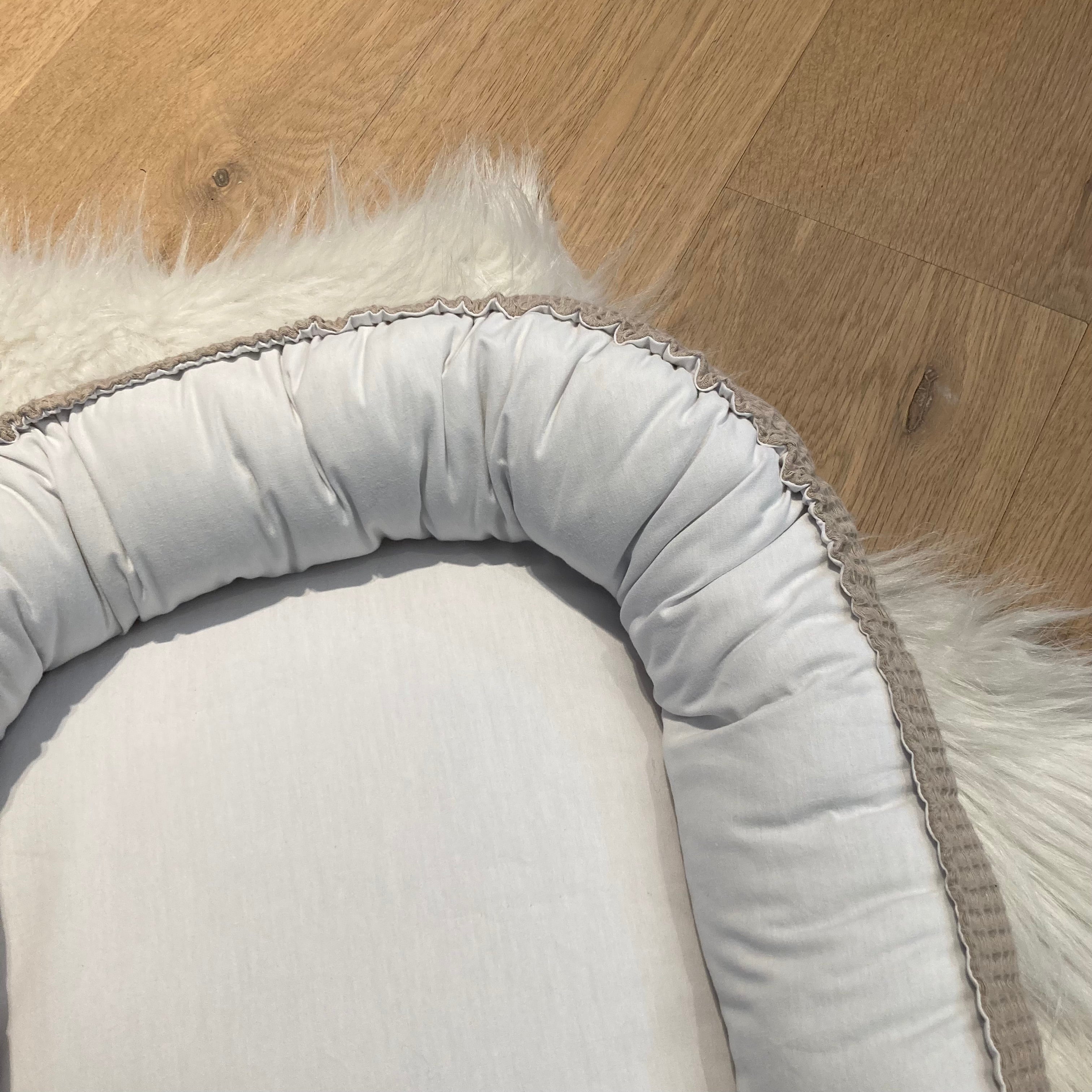 Babynestje Wafel beige