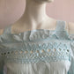 Blue hooked blouse top