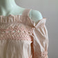 Pink hooked blouse top
