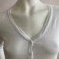 Very stretchy and very soft white knit cardigan