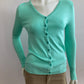 Very stretchy and very soft mint knit cardigan