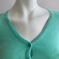 Very stretchy and very soft mint knit cardigan