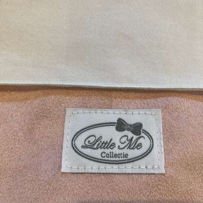 Soft Suede Lakentje met naam | Gepersonaliseerde | Baby Pink