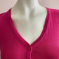 Very stretchy and very soft fuchsia knit cardigan