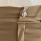 Taupe skinny pants in very stretchy stretch with pockets