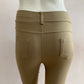Taupe skinny pants in very stretchy stretch with pockets
