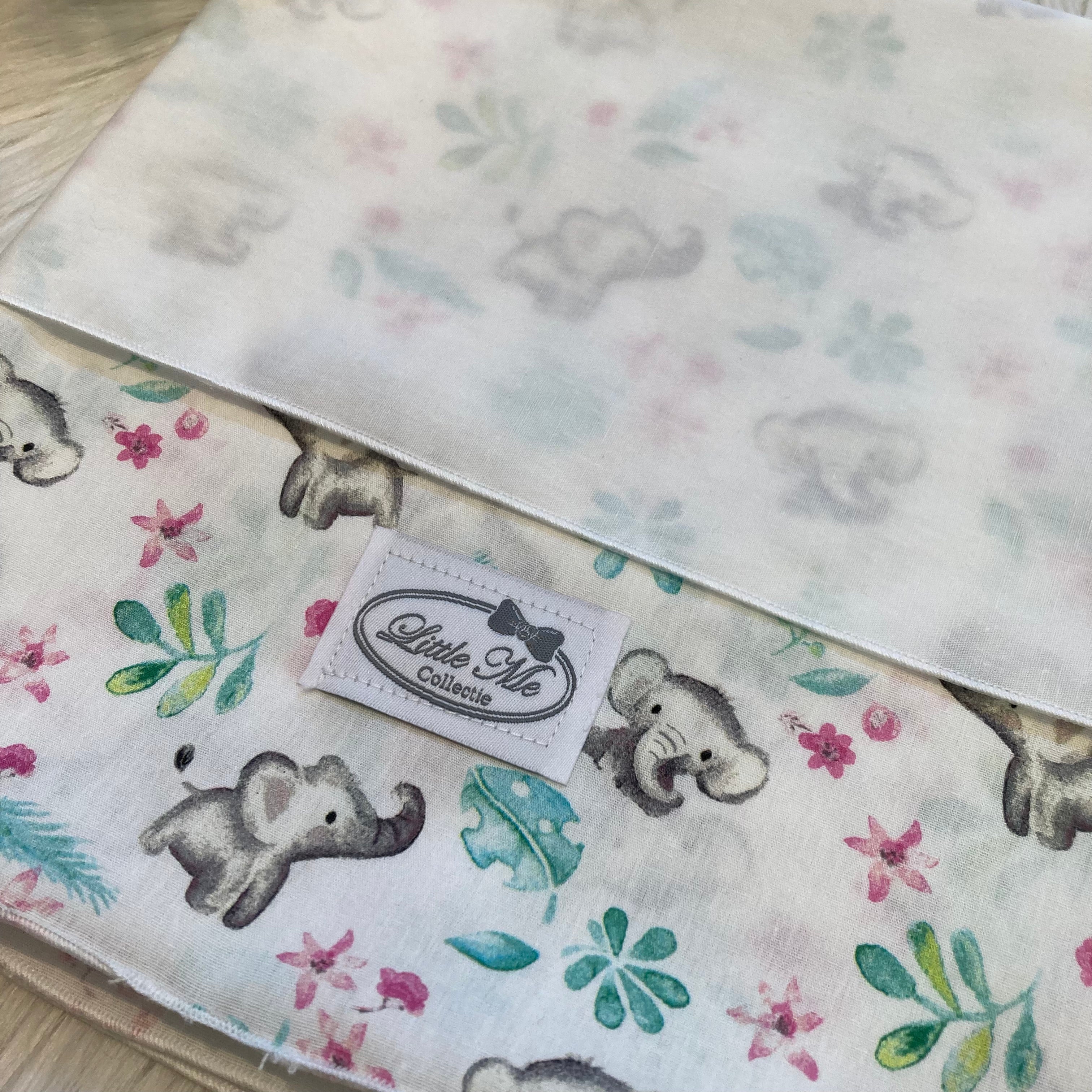 Laken Elefant wit (75x100cm)