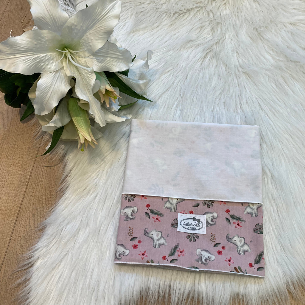 Laken Elefant Roze (75x100cm)