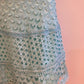 Skirt turquoise crochet lined