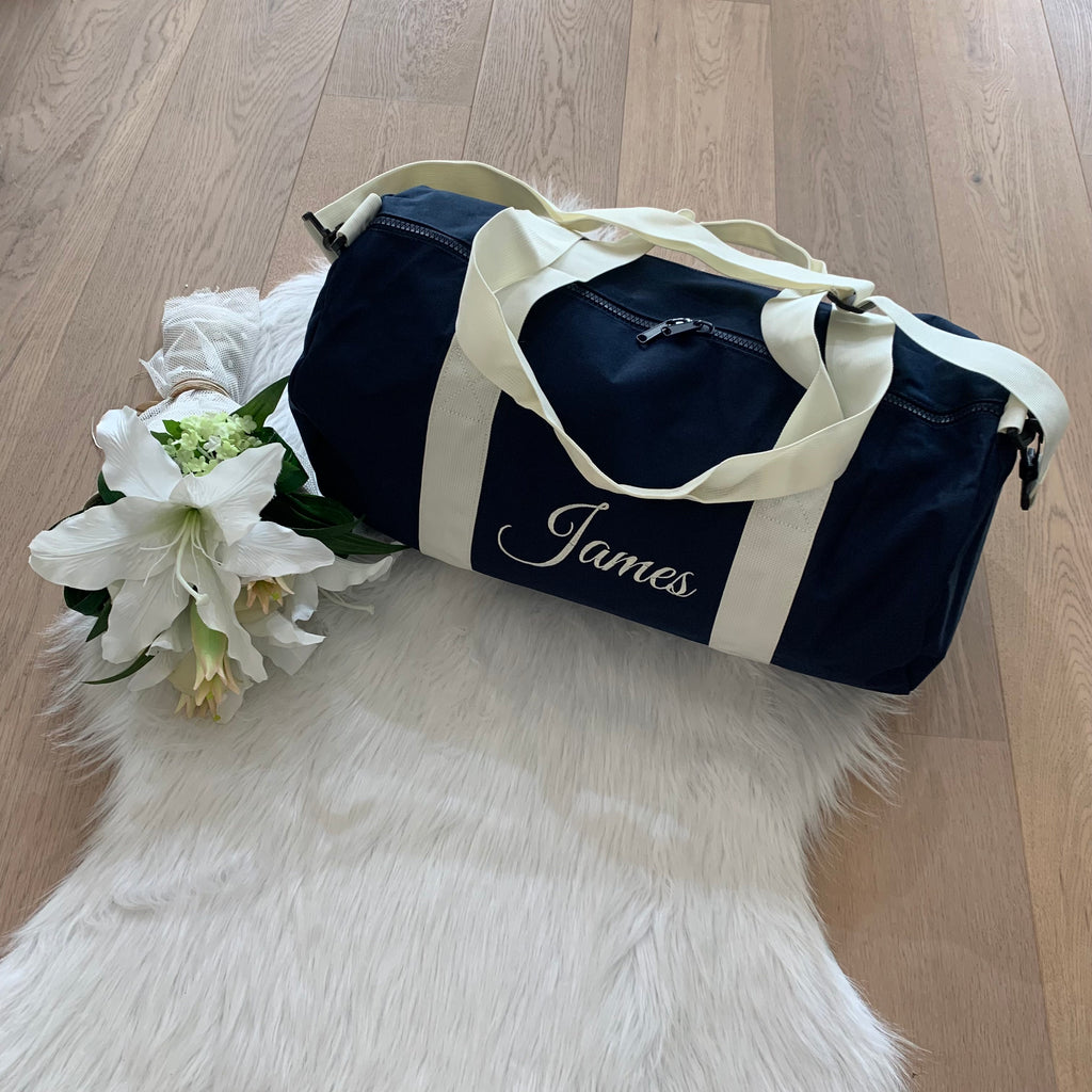 Mini Barrel Bag Navy