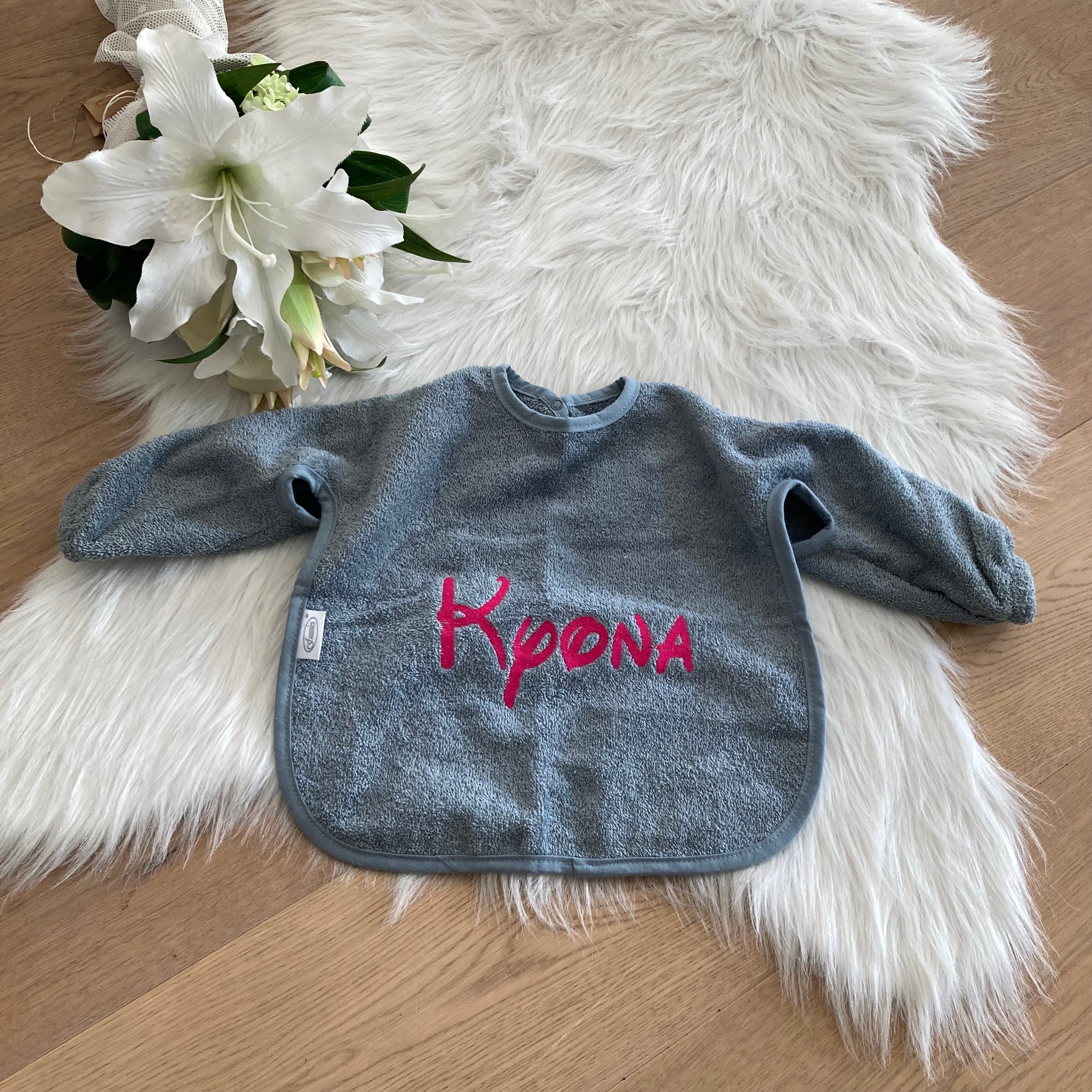 Mouwslab Uni grijsblauw