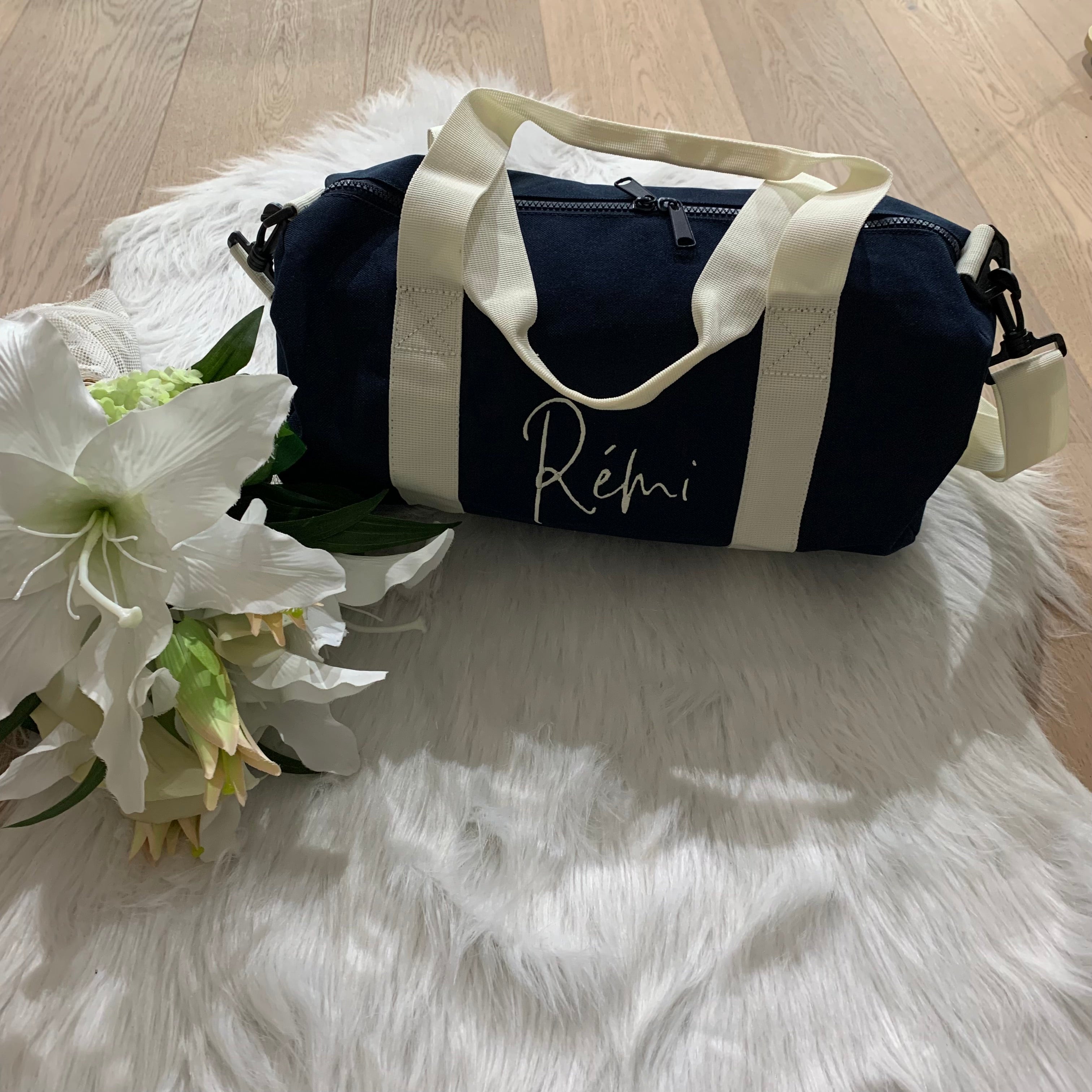 Mini Barrel Bag Navy