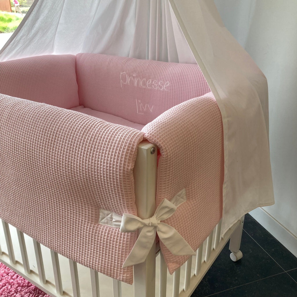 Parkomranding met overslag + inlegger + hemel wafel lichtroze