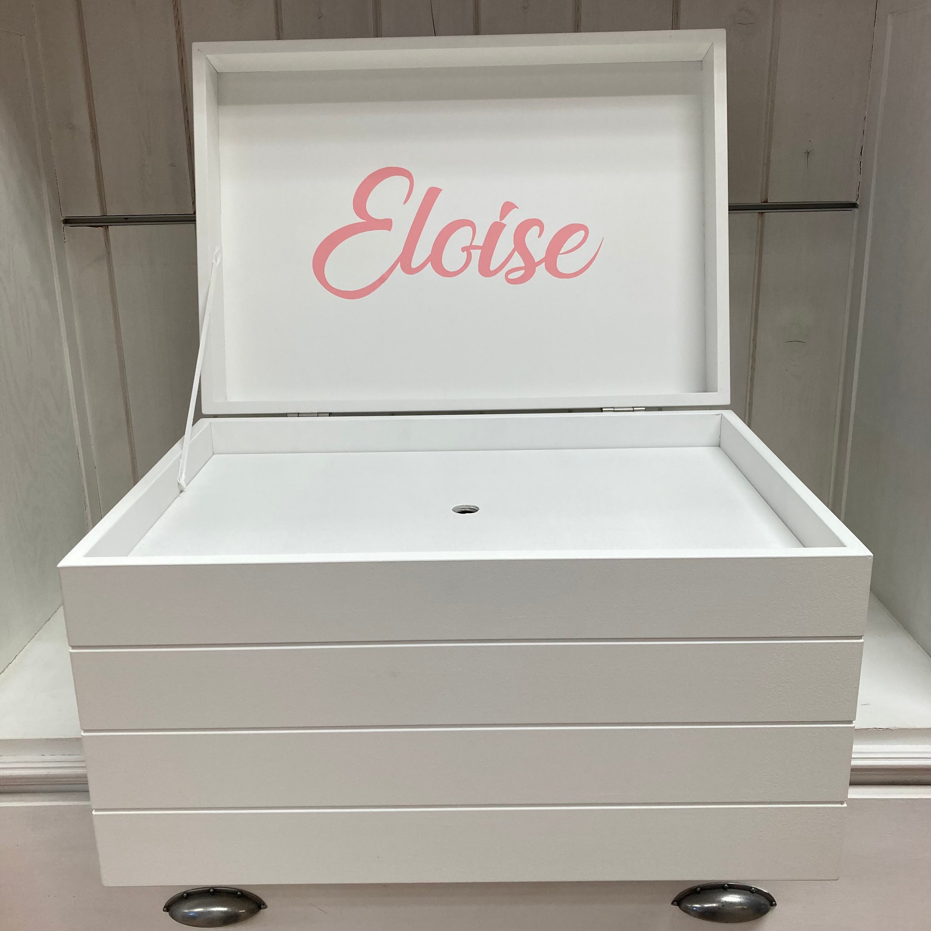 Doopsuiker- Speelkoffer met lijnen wit