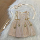 Baby sprookjesjurk beige