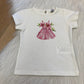 T-shirt met roze jurkje