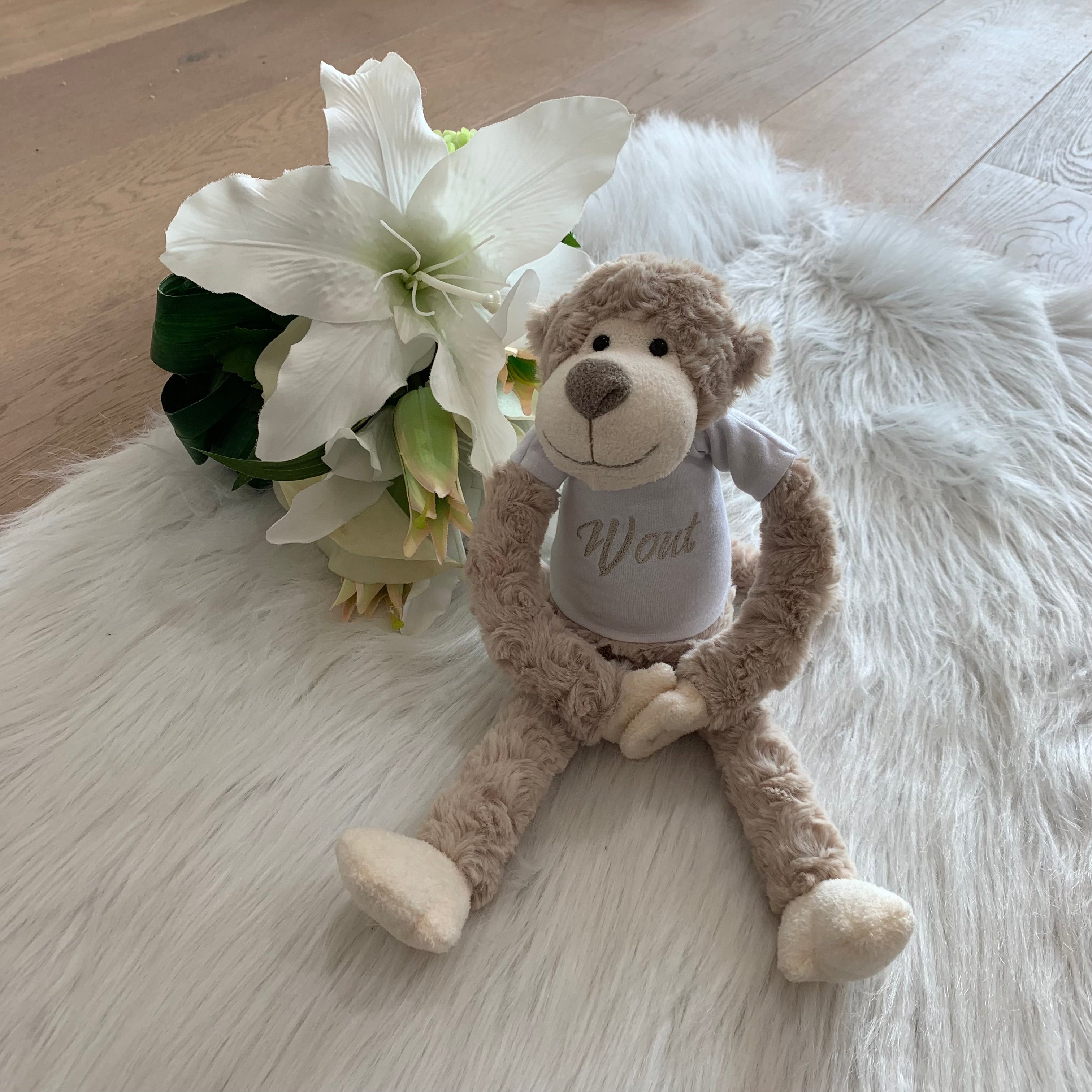 Slingeraap 45cm beige