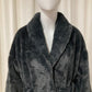 Women dressing gown antraciet
