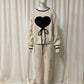 Pyjama black hart 82576