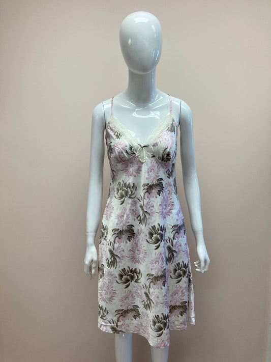 Flower Satin Chemise